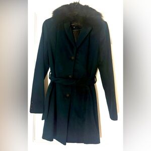 Elegant Women's Blue Coat